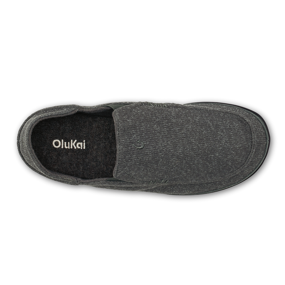 OluKai Men | Moloā Hulu Men's Lightweight Slippers - Lava Rock