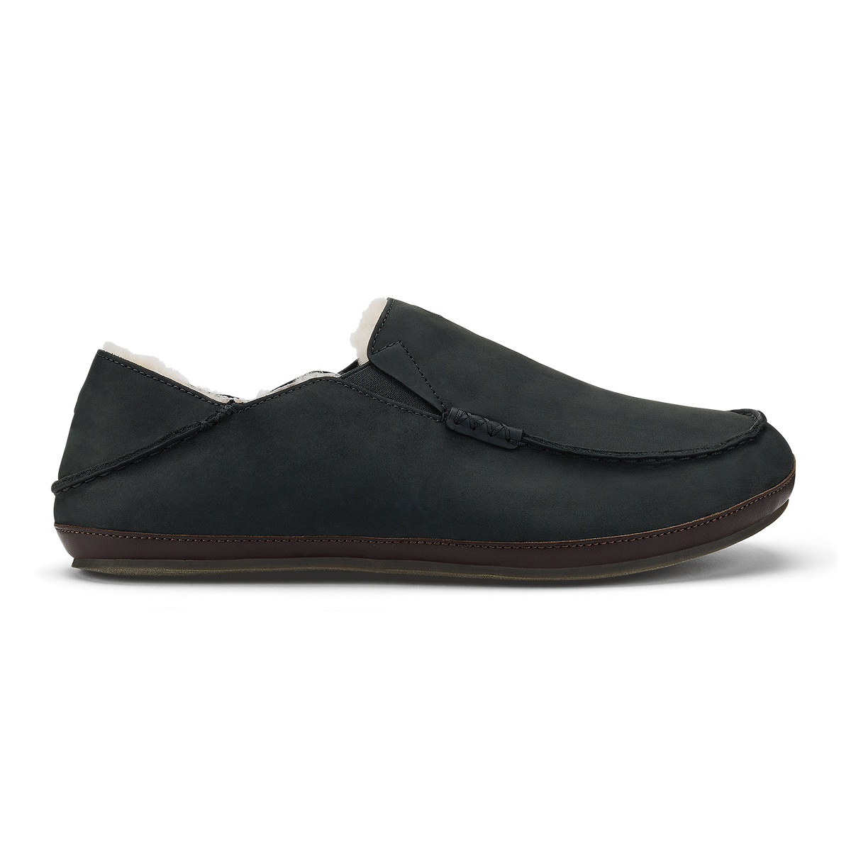 OluKai Men | Moloā Slipper - Black / Dk Java
