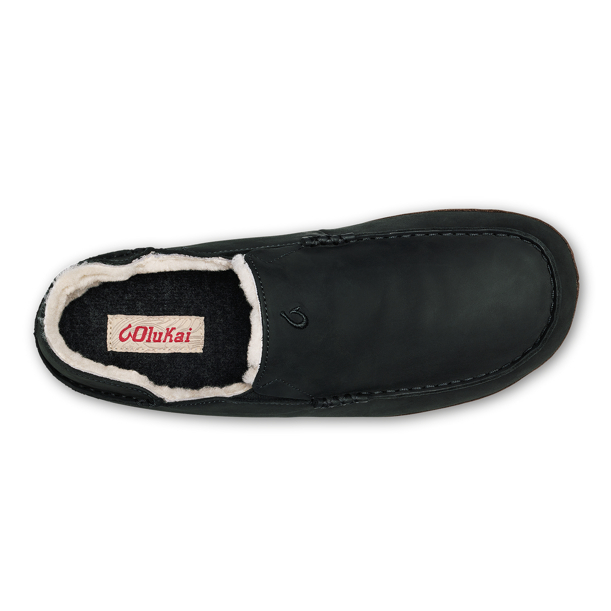 OluKai Men | Moloā Slipper - Black / Dk Java