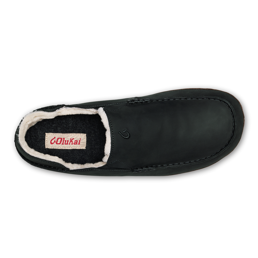 OluKai Men | Moloā Slipper - Black / Dk Java