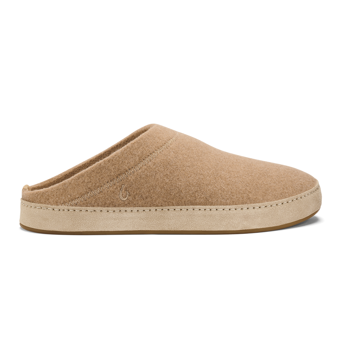 OluKai Men | Hāmani Hulu Men’s Wool Mule Slippers - Oatmeal