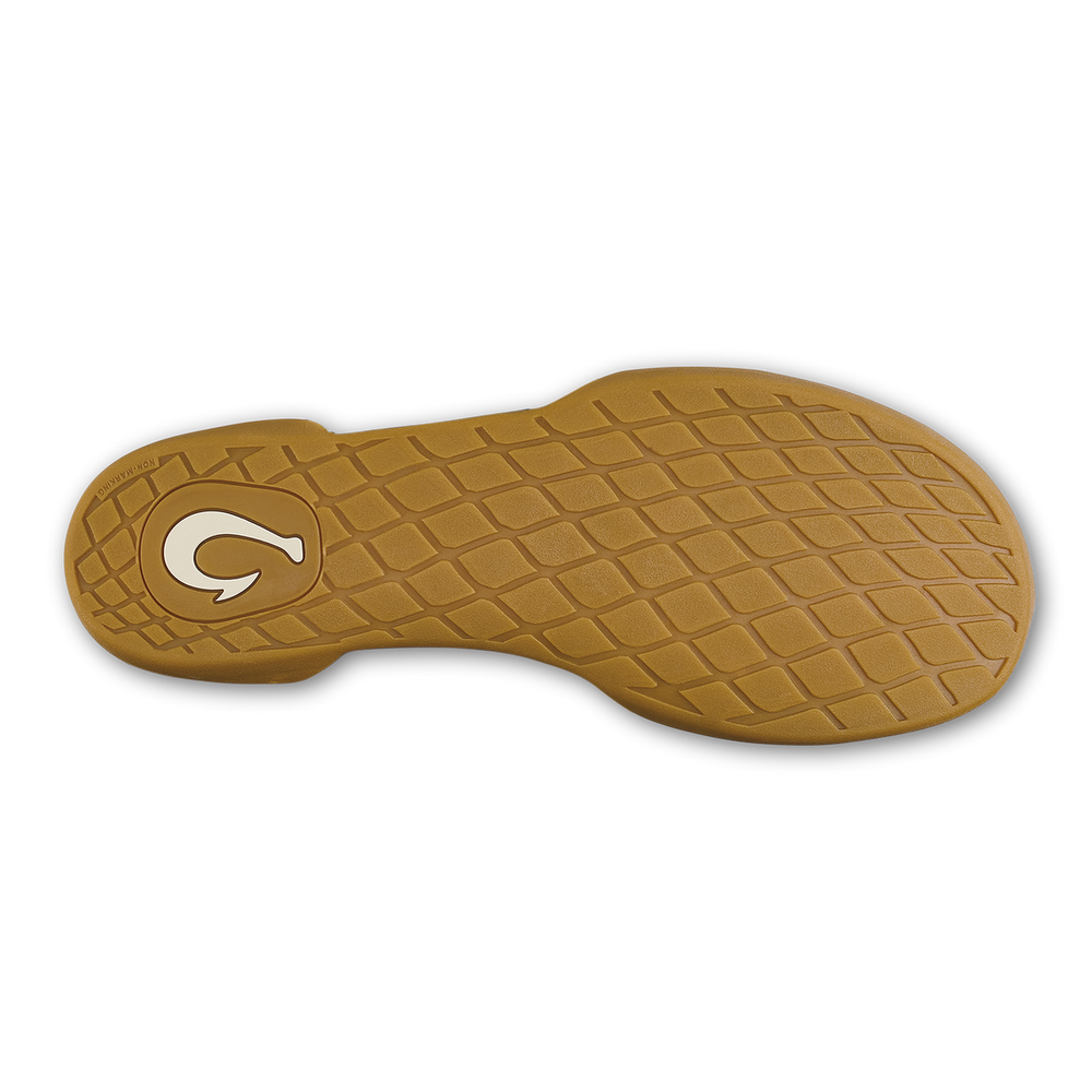 OluKai Men | Moloā Hulu Men’s Wool Slippers - Trench Blue