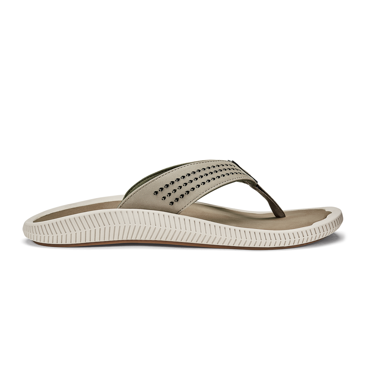 OluKai Men | Ulele Men's Water-Ready Beach Sandals - Clay / Mustang