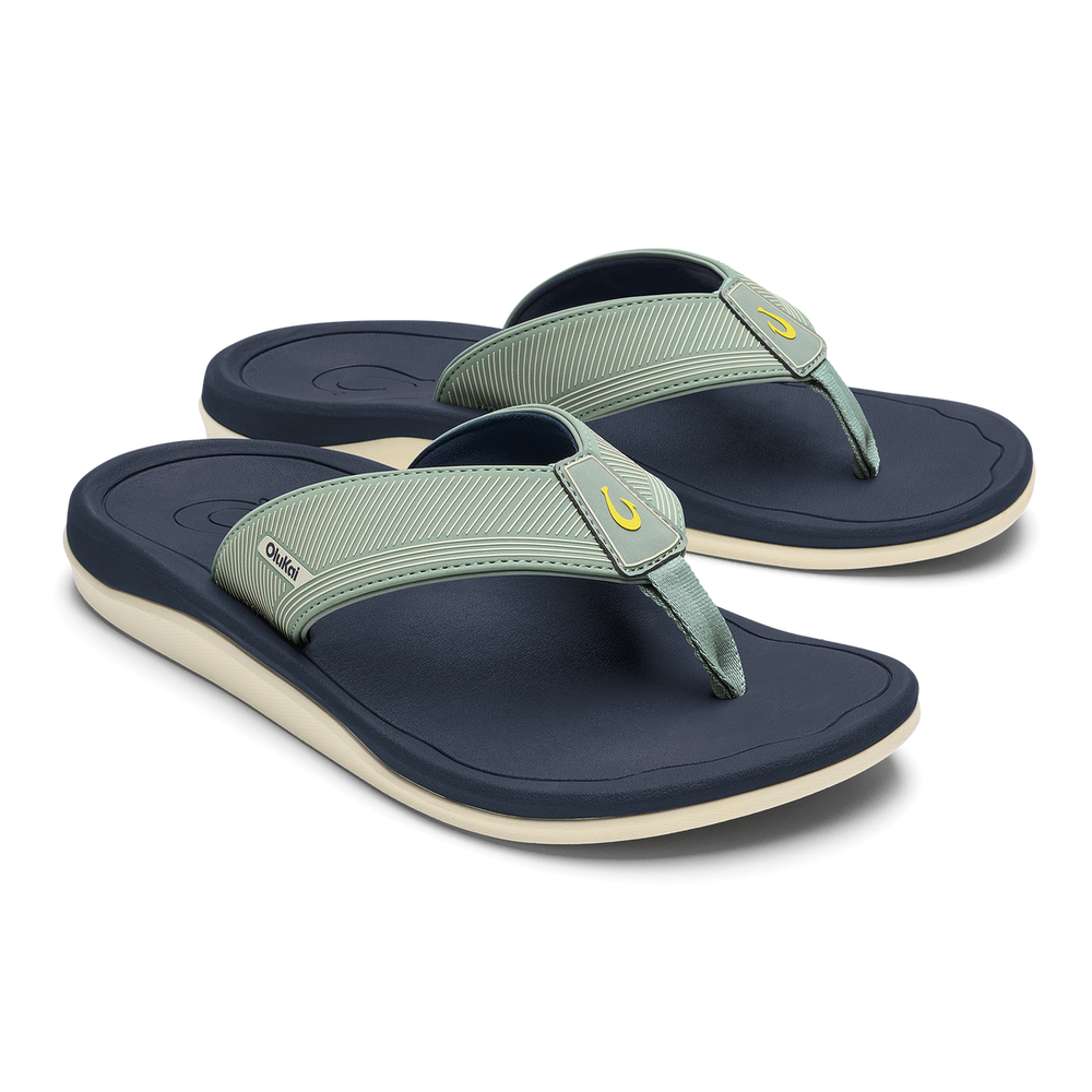 OluKai Men|New Arrivals | 'Ahi Kai - Seagreen / Trench Blue