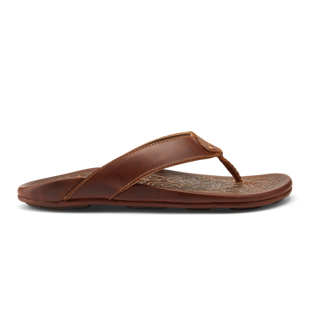 OluKai Men | Mekila Men's Full-Grain Leather Beach Sandals - Natural