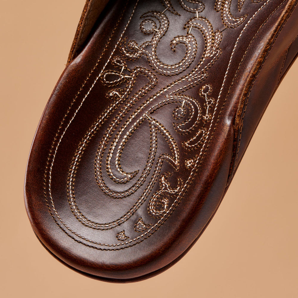 OluKai Men | Mekila Men's Full-Grain Leather Beach Sandals - Natural