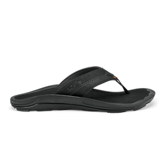 OluKai Men | Kīpī Men’s Comfortable Beach Sandals - Black