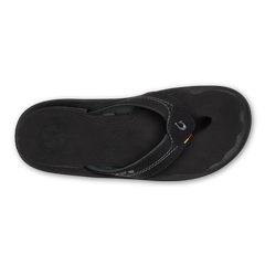OluKai Men | Kīpī Men’s Comfortable Beach Sandals - Black