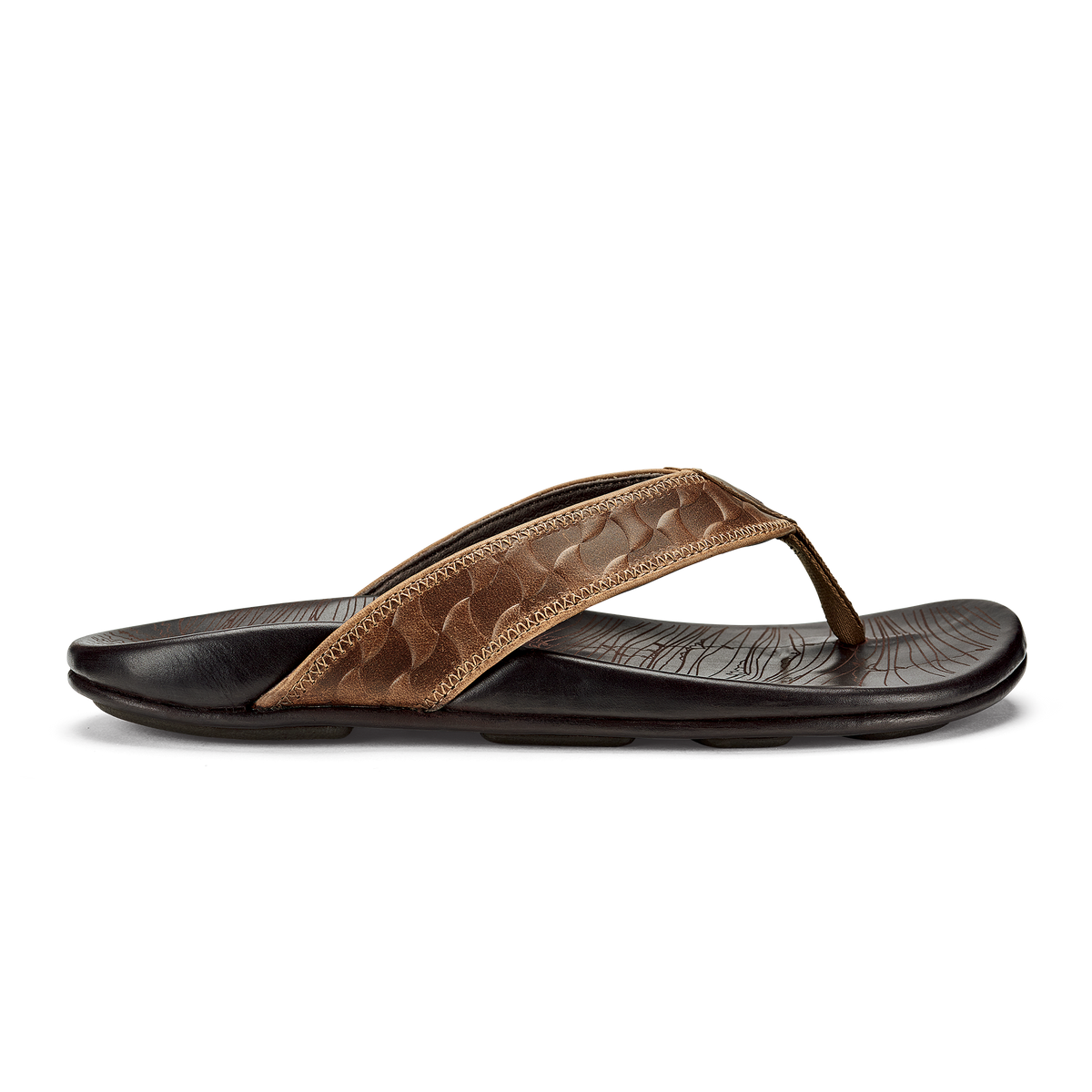 OluKai Men | Hikianalia - Tan / Dark Java