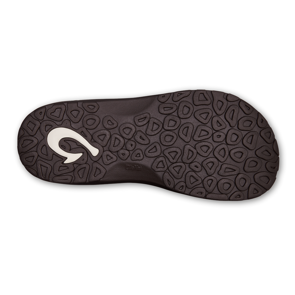OluKai Men | ‘Ohana Men's Best Selling Beach Sandals - Tan / Dark Java