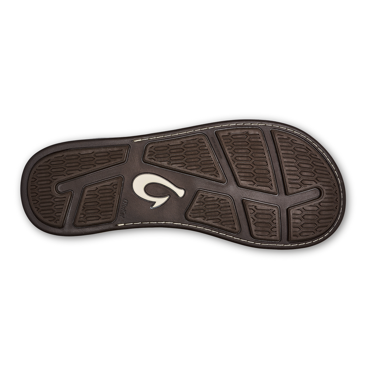 OluKai Men | Tuahine Men's Waterproof Leather Beach Sandals - Hunter