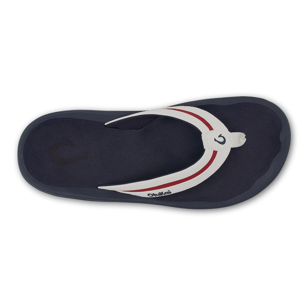 OluKai Men | ʻOhana Pālua - Bright White / Americana