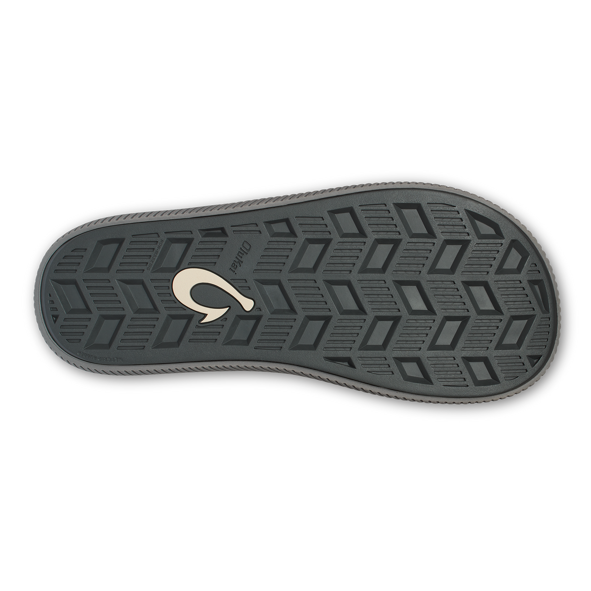 OluKai Men | Ulele Men's Beach Sandals - Blue Depth / Charcoal