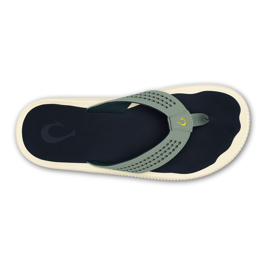 OluKai Men|New Arrivals | Ulele - Seagreen / Trench Blue