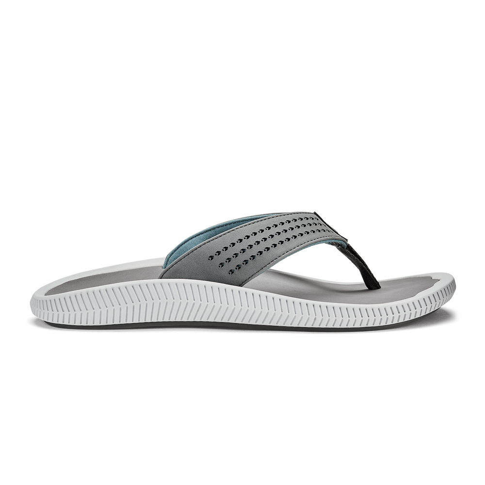 OluKai Men | Ulele Men's Water-Ready Beach Sandals - Stone