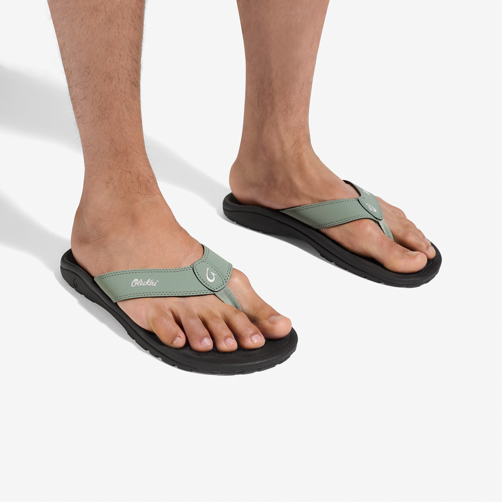OluKai Men|New Arrivals | 'Ohana - Seagreen / Black
