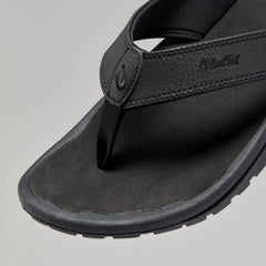 OluKai Men | ‘Ohana Men's Best Selling Beach Sandals - Black
