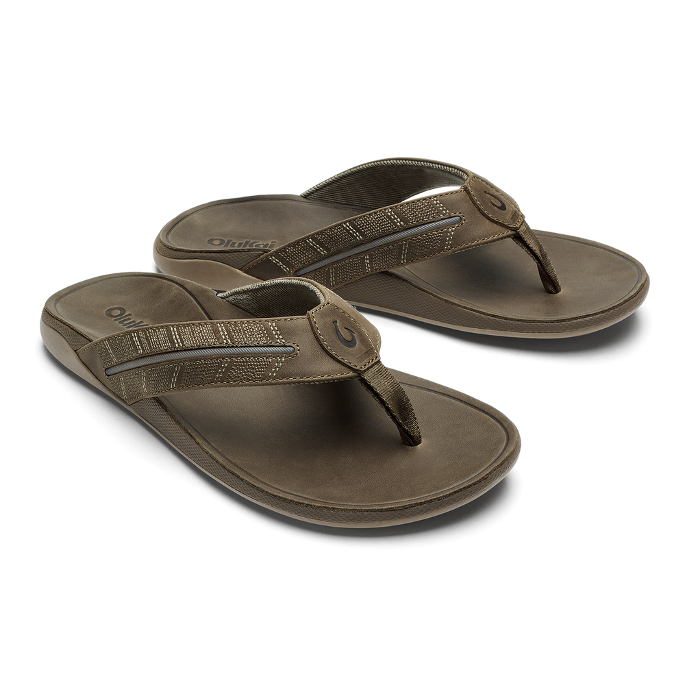 OluKai Men|New Arrivals | Tuahine Palm - Mustang / Mustang