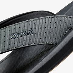 OluKai Men | Ki‘i Men’s Water Ready Beach Sandals - Rock / Lava Rock