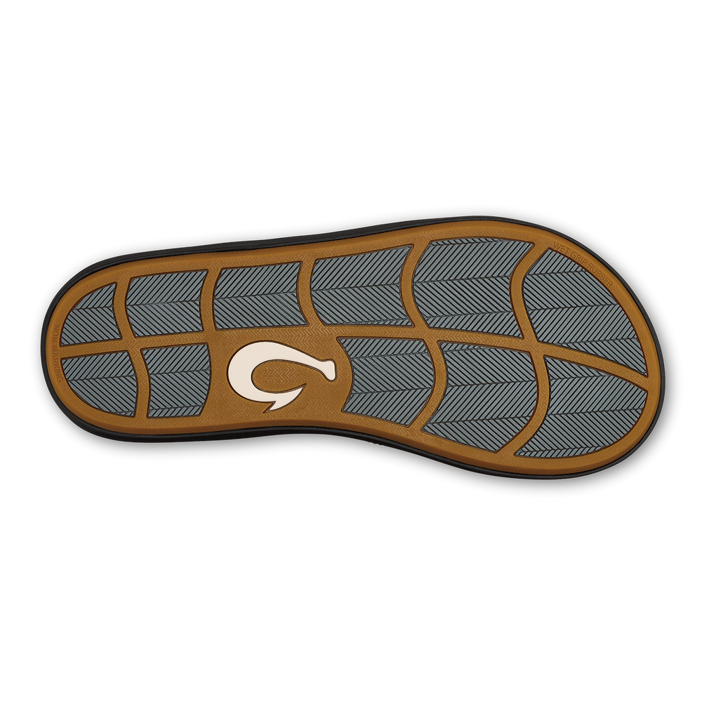 OluKai Men | Ki‘i Men’s Water Ready Beach Sandals - Rock / Lava Rock