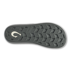 OluKai Men|New Arrivals | Ulele Slide - Blue Depth / Charcoal