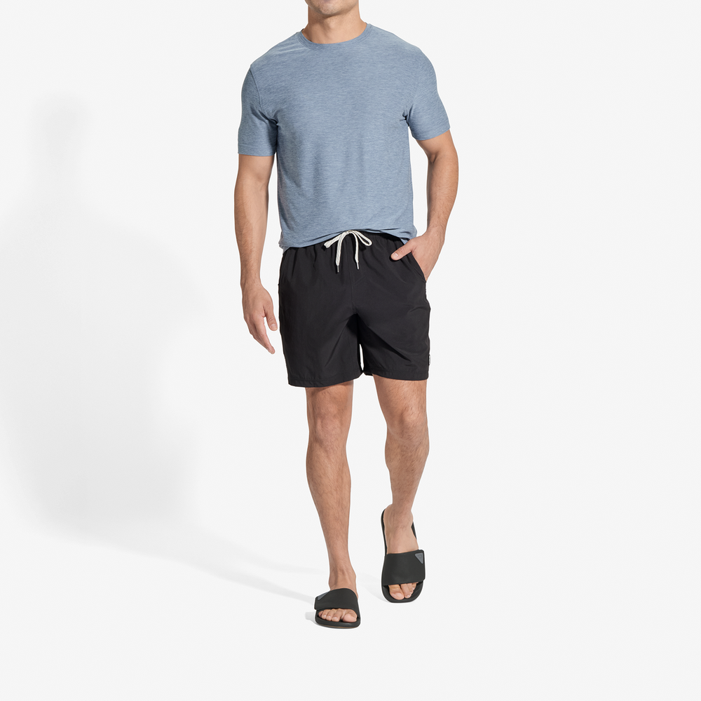 OluKai Men|New Arrivals | Ulele Slide - Lava Rock / Lava Rock