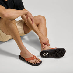 OluKai Men | ‘Ohana Men's Best Selling Beach Sandals - Dirt / Lava Rock