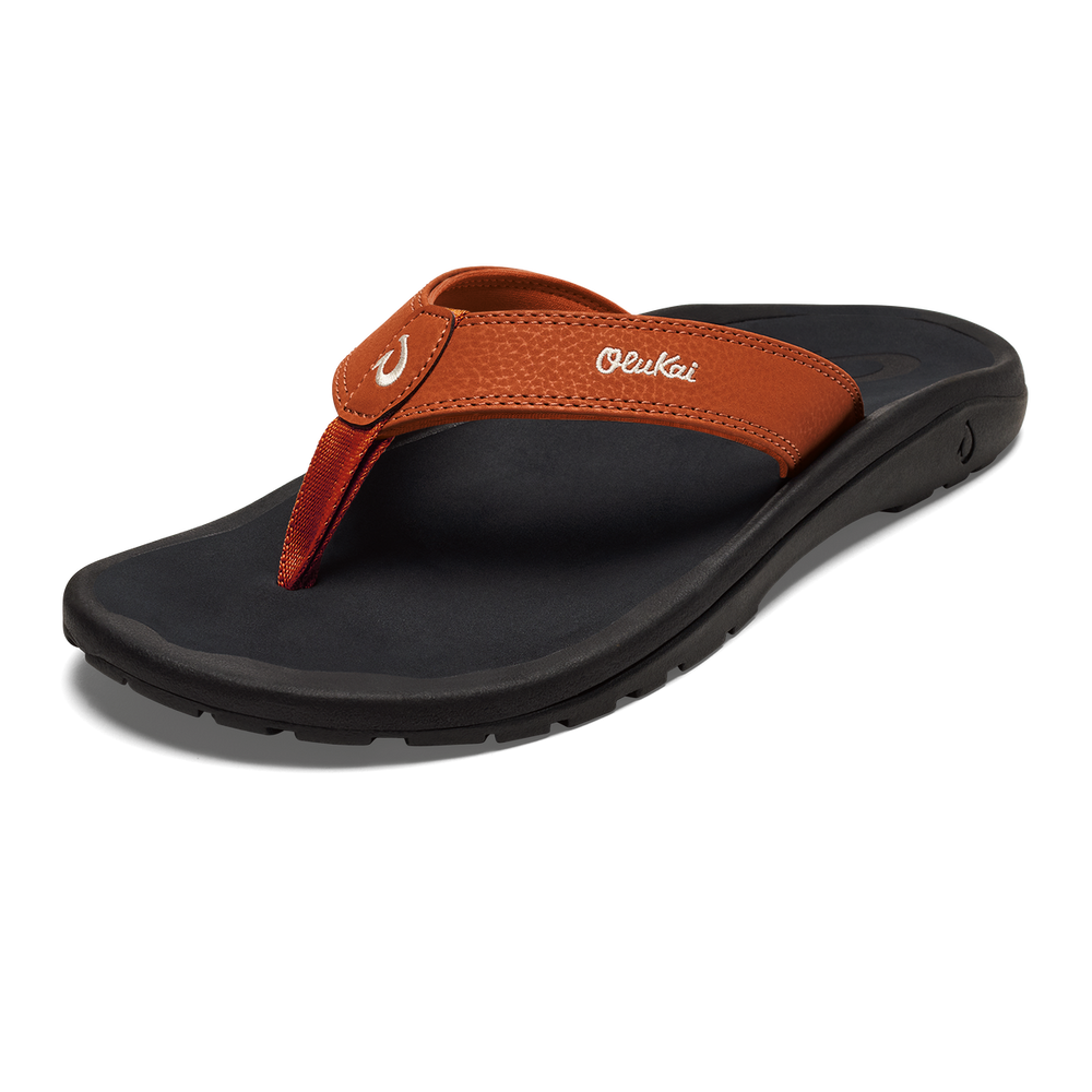 OluKai Men | ‘Ohana Men's Best Selling Beach Sandals - Dirt / Lava Rock