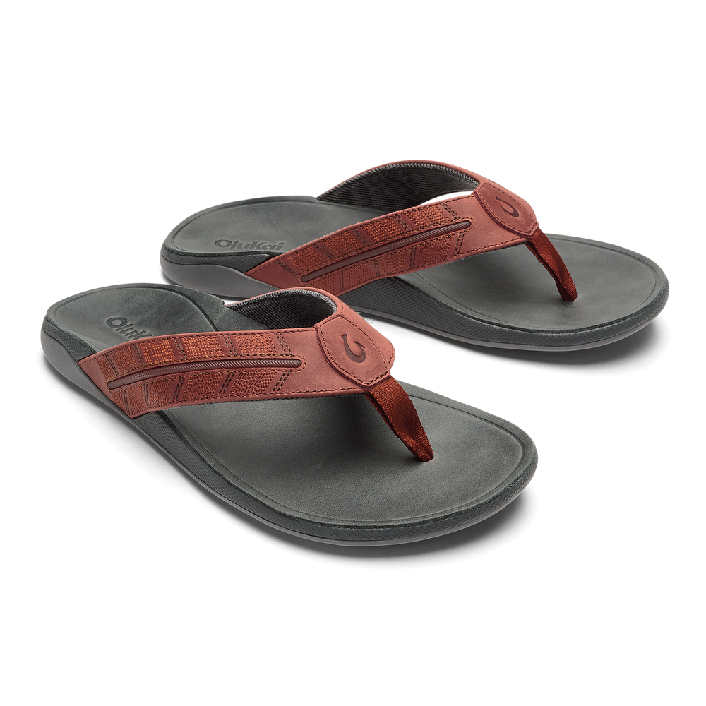 OluKai Men|New Arrivals | Tuahine Palm - Canoe / Rock