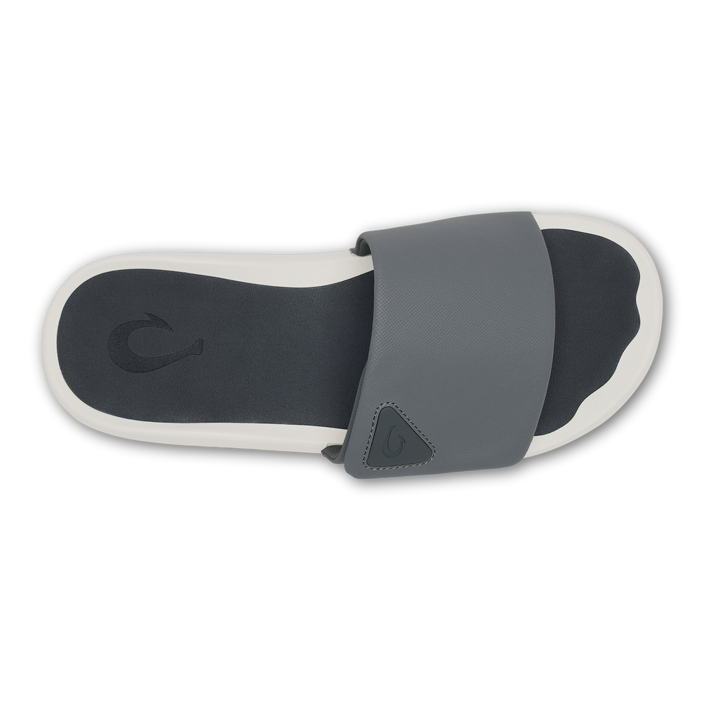 OluKai Men|New Arrivals | Ulele Slide - Rock / Rock