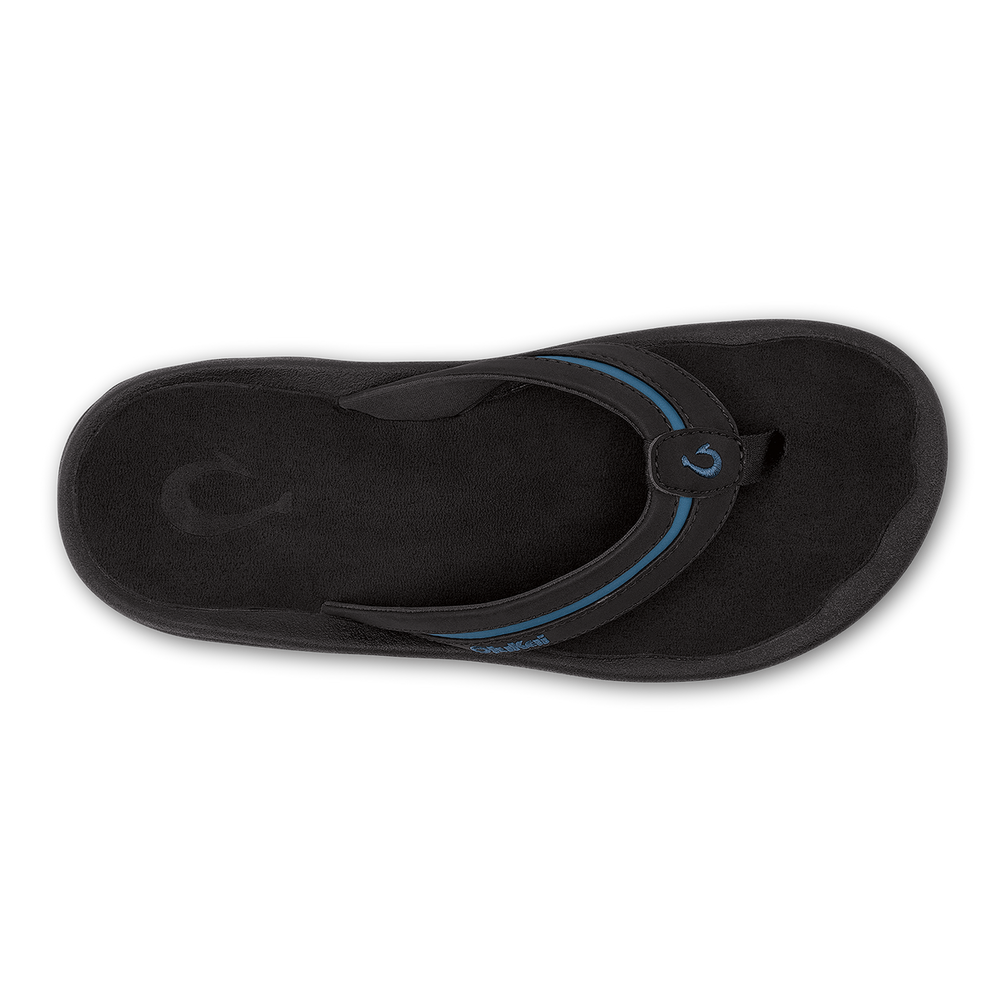 OluKai Men | ʻOhana Pālua - Black / Slate Blue