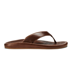 OluKai Men | ‘Ilikai Men‘s Leather Sandals - Toffee