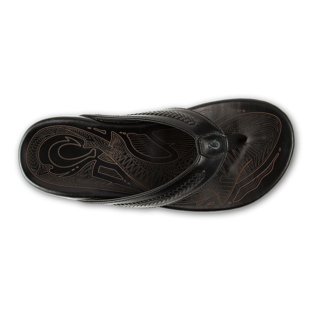 OluKai Men | Mea Ola Mano - Black / Dk Shadow