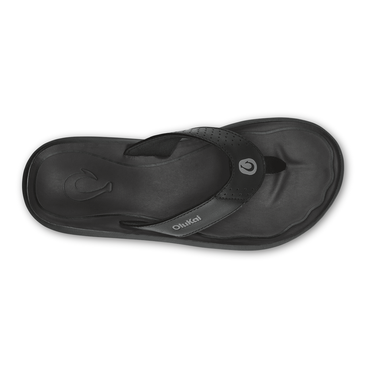 OluKai Men | Pili Men’s Waterproof Leather Sandals - Lava Rock