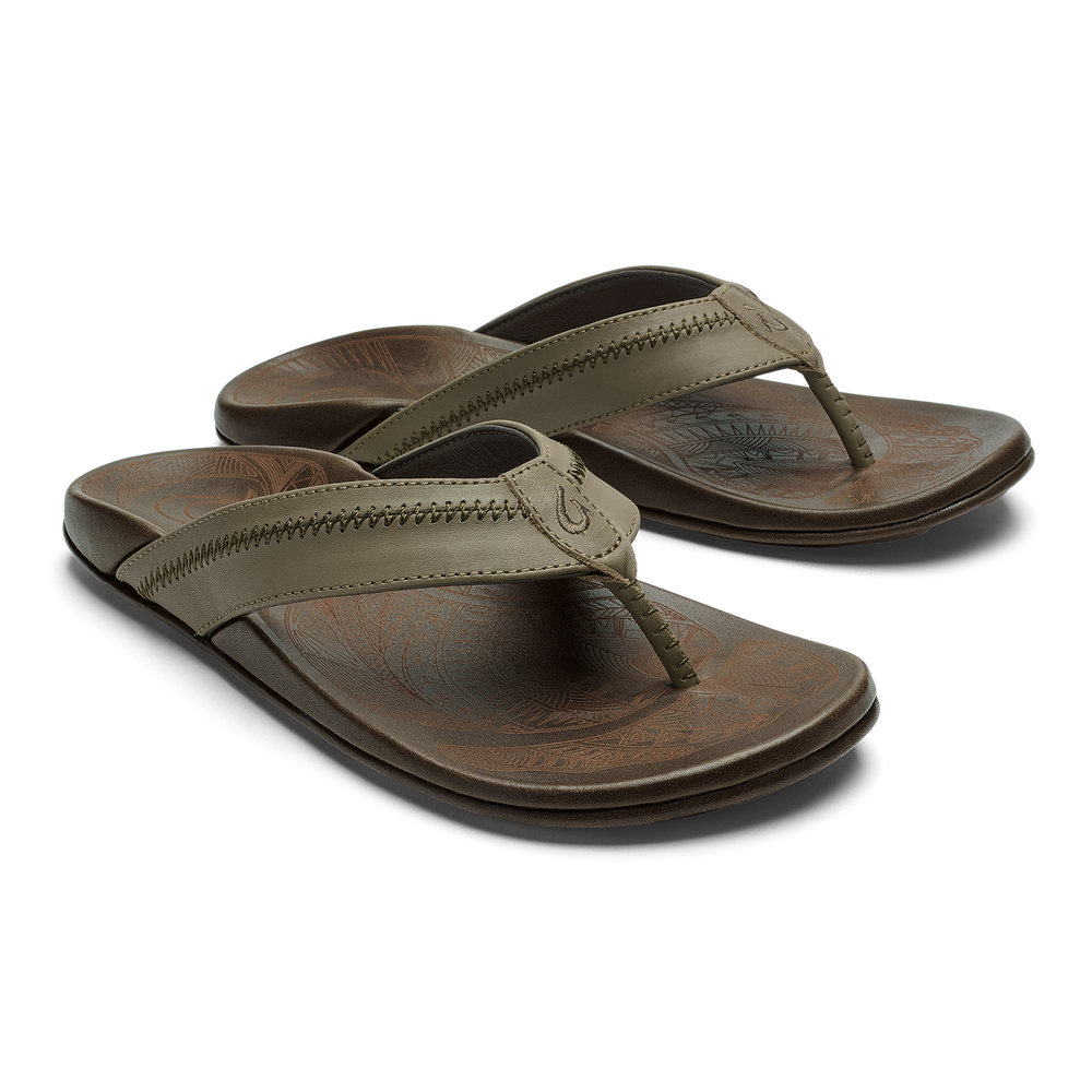 OluKai Men|New Arrivals | Hiapo - Clay / Mustang
