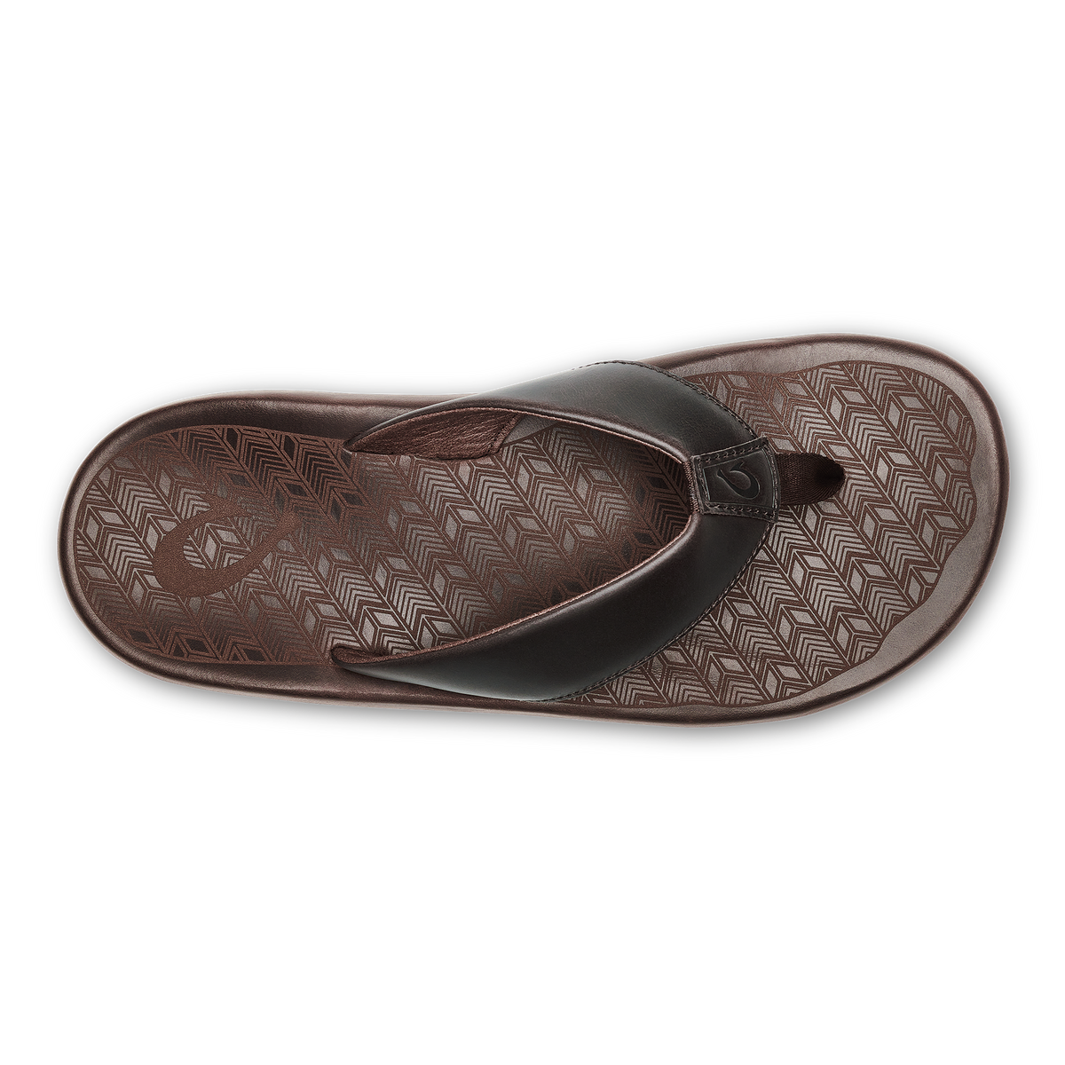 OluKai Men | ‘Ilikai Men‘s Leather Beach Sandals - Dark Wood