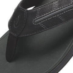 OluKai Men|New Arrivals | Tuahine Palm - Lava Rock / Dk Shadow
