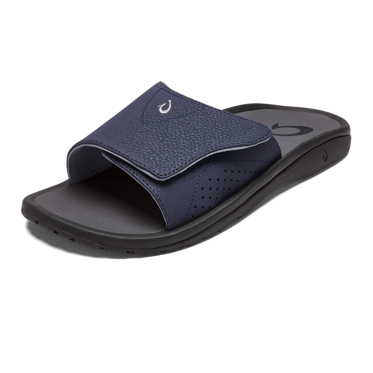 OluKai Men | OluKai Nalu Slide - Trench Blue / Charcoal | Men's Sandals