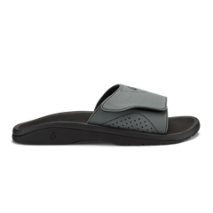 OluKai Men|New Arrivals | Nalu Slide - Rock / Black