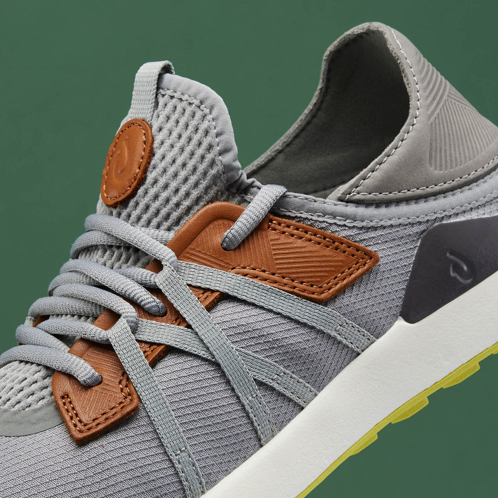 OluKai Men | Manele Men’s Breathable Golf Shoes - Poi / Charcoal