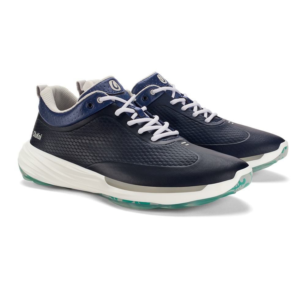 OluKai Men | Mākena Men’s Waterproof Golf Shoes - Mood Indigo