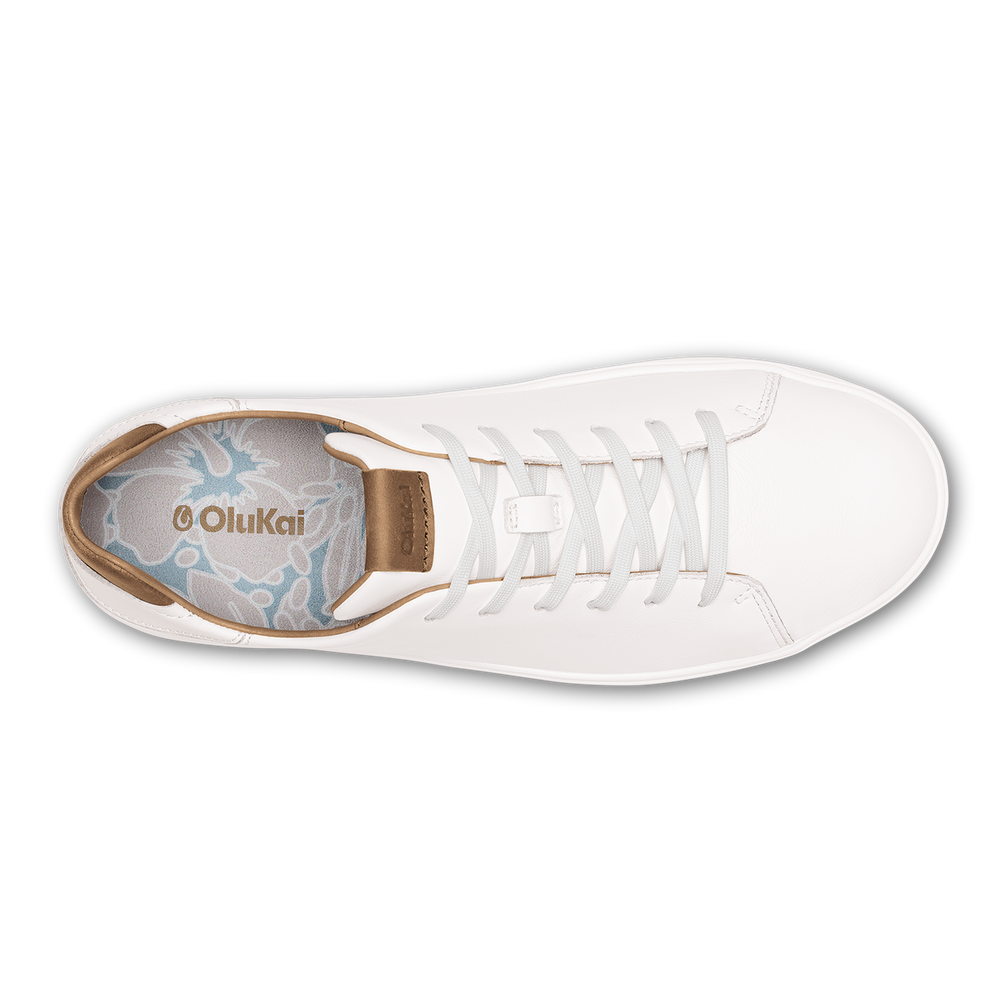 OluKai Men|New Arrivals | Wai‘alae - White / Tan