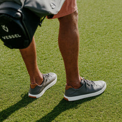 OluKai Men | Wai‘alae Men’s Waterproof Leather Golf Shoes - Stone