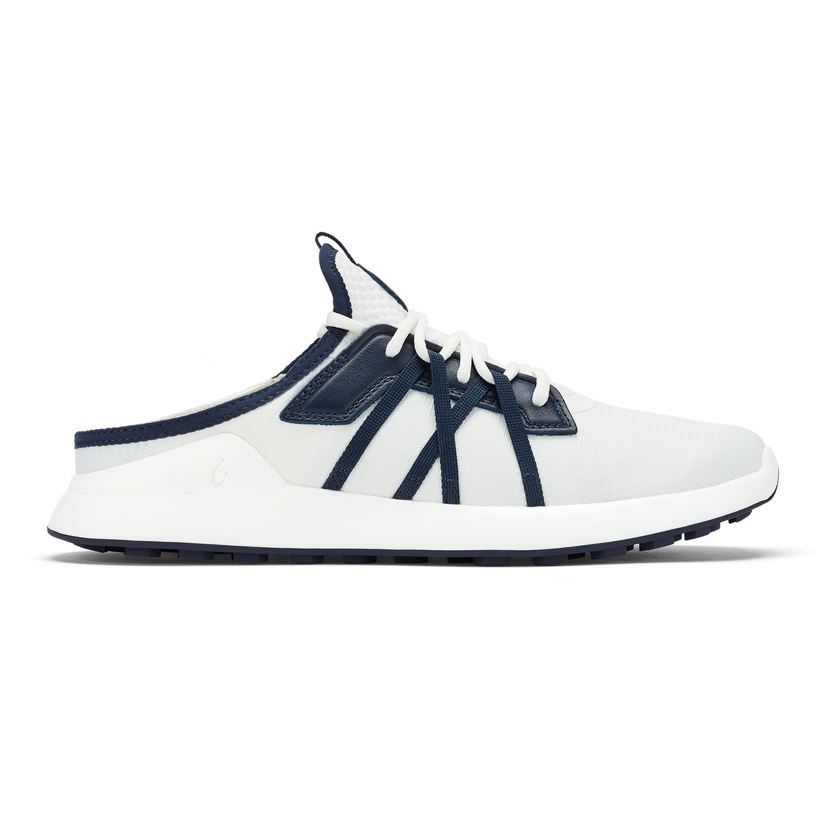 OluKai Men | Manele Men’s Breathable Golf Shoes - Bright White / Mood Indigo
