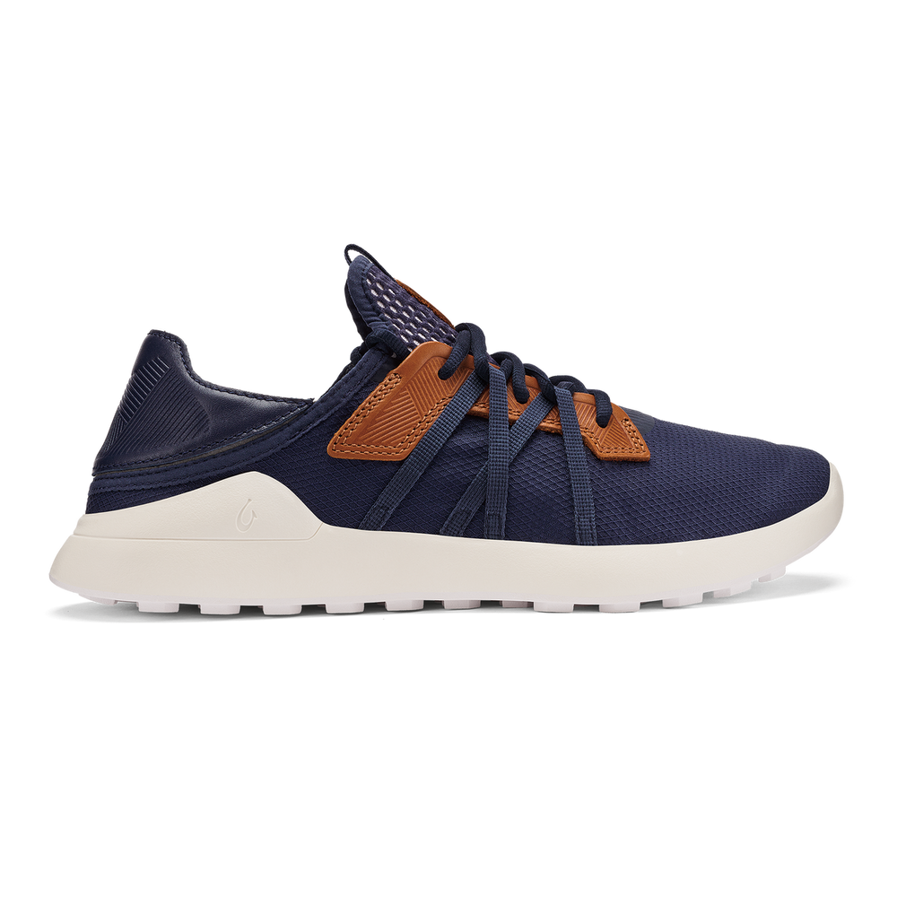 OluKai Men | Manele Men’s Breathable Golf Shoes - Trench Blue
