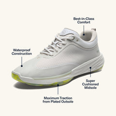 OluKai Men | Mākena Men’s Waterproof Golf Shoes - Sterling