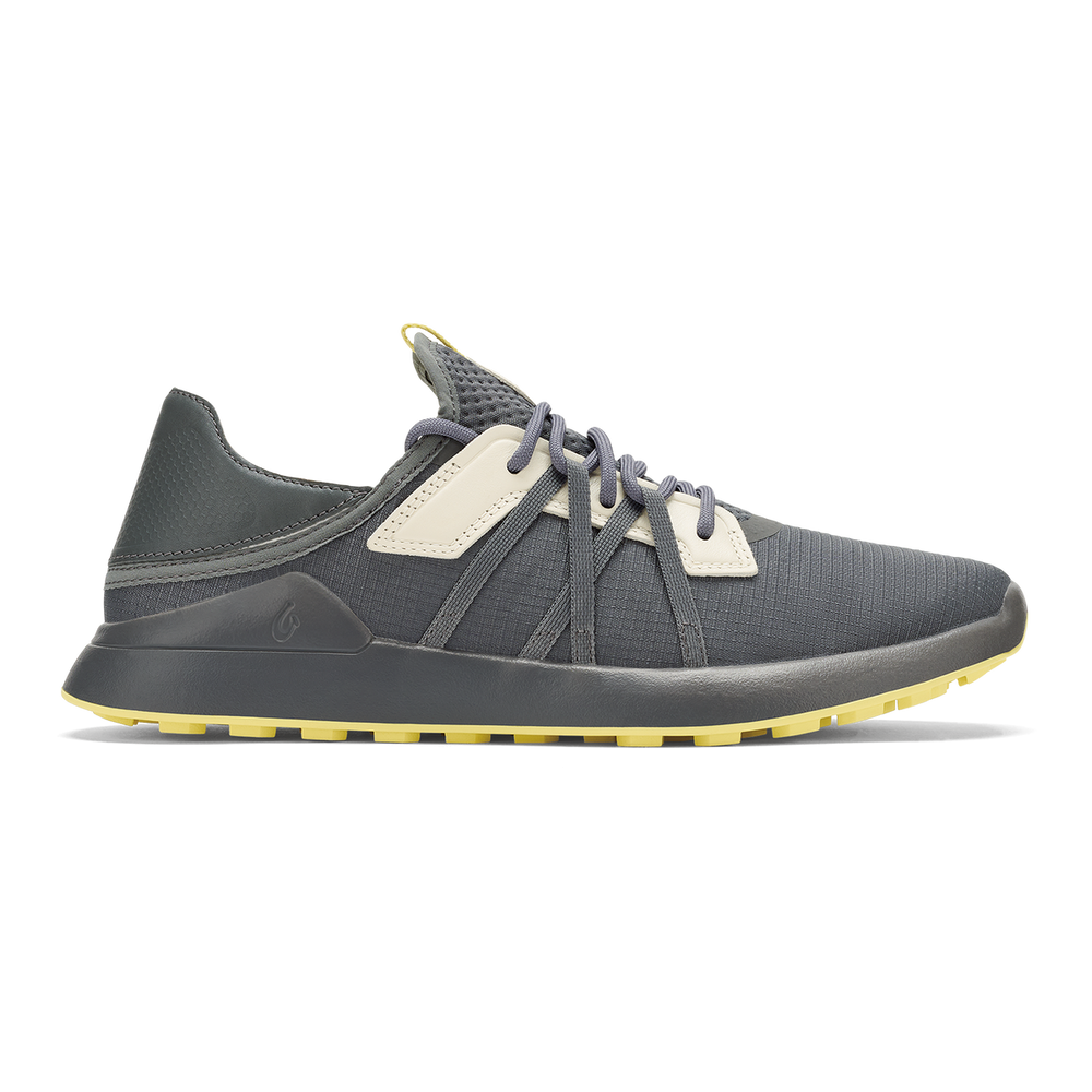 OluKai Men | Manele Men’s Breathable Golf Shoes - Rock / Flower