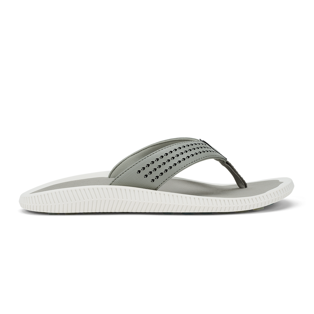 OluKai Men | Ulele Golf Men’s Golf Sandals - Ash