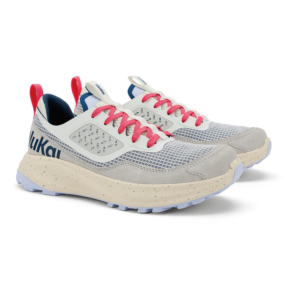 OluKai Women | Makiki - Bright White / Coastal Blue | Olukai