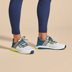 OluKai Women | Wailuku Women’s Athletic Shoes - Bright White / Lagoon